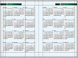 2012年-2013年日歷