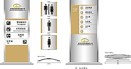 公司導(dǎo)視牌門牌矢量素材