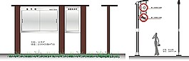導(dǎo)視牌警示標(biāo)識(shí)矢量素材