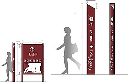 矢量導(dǎo)視牌模板素材