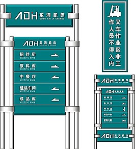 公司導(dǎo)視牌模板素材