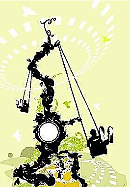 時(shí)尚花紋素材
