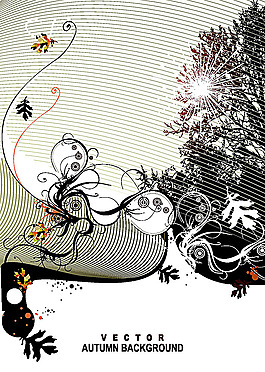 時(shí)尚花紋素材
