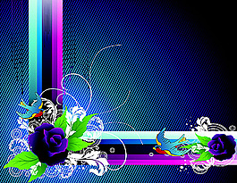 時(shí)尚花紋素材