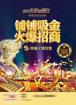 旺鋪招商海報
