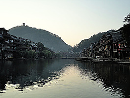 古代建筑背景