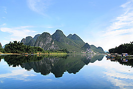 桂林山水背景
