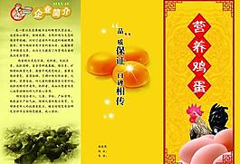 營(yíng)養(yǎng)雞蛋三折頁(yè)圖片