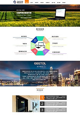 網(wǎng)路科技公司網(wǎng)站
