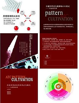 經(jīng)營管理培訓(xùn)三折頁圖