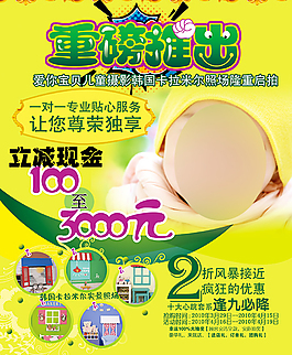 兒童攝影海報