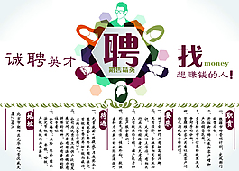 招聘海报素材