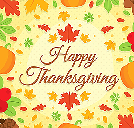 感恩節海報圖片