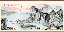 中國(guó)風(fēng)展板