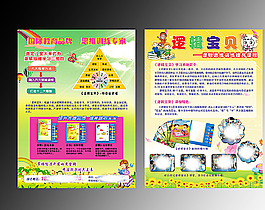 幼兒園宣傳單圖片