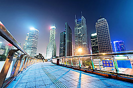 美麗上海夜景
