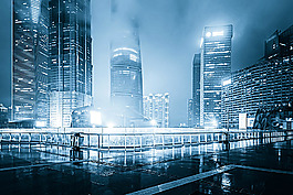 美麗上海夜景