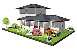 3D房子模型設計