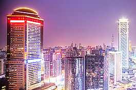 繁华城市夜景