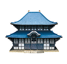 藍色建筑高清攝影圖