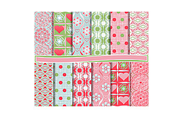 情人節(jié)愛(ài)心貼紙背景