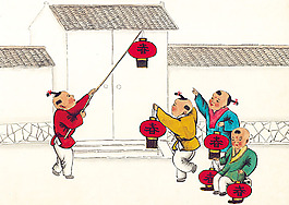 節(jié)日里的孩子