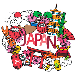 矢量卡通插畫元素
