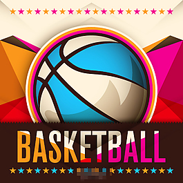 創意sport籃球矢量素材