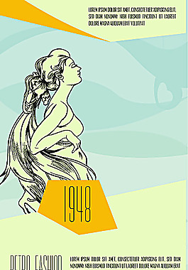 創(chuàng)意美女插圖