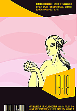 矢量女性插圖