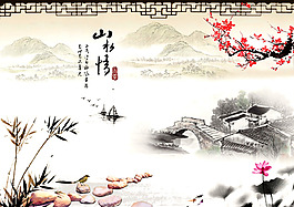 古典藝術背景圖
