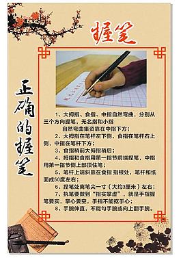 正確的握筆