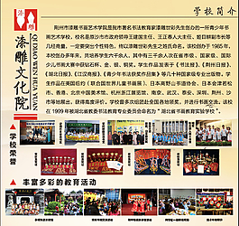 學校簡歷展板