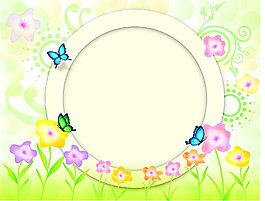 矢量花朵背景