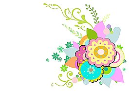 夢幻花朵
