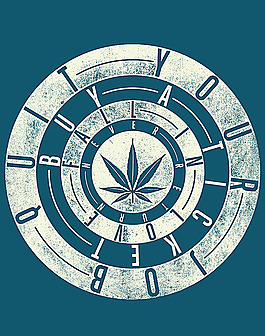 圓形字母圖案
