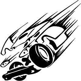 卡通汽車紋身圖案