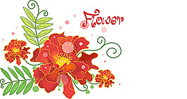 鮮花背景設(shè)計