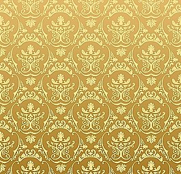 金色花紋背景素材