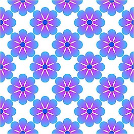 矢量花紋背景素材