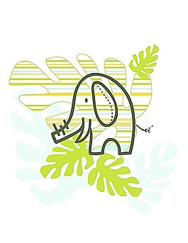 卡通插畫背景