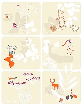 花紋動(dòng)物背景