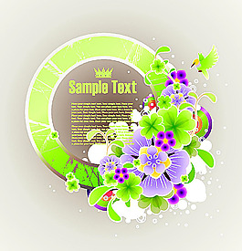 時尚花紋092