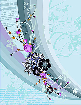 歐美花紋375