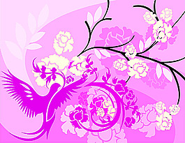 免費(fèi)時(shí)尚花紋092