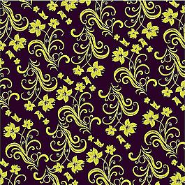 連續(xù)花紋背景018