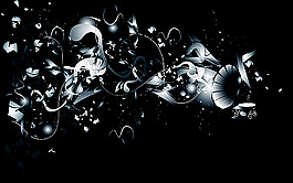 時(shí)尚花紋素材