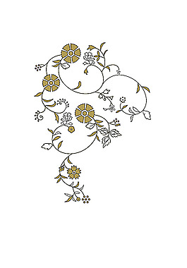 时尚花纹花边307