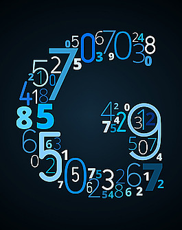 矢量数字字母G