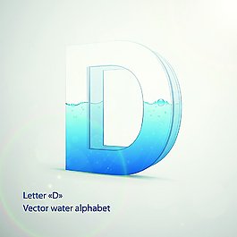 3D水紋立體字